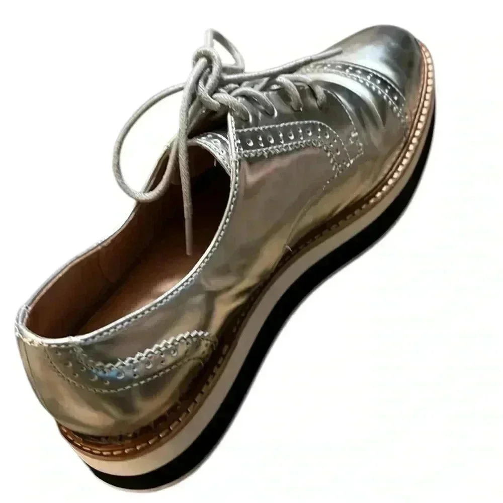 Halogen x Atlantic-Pacific ‘The Flatform Derby’ Woman’s Size 9 - Picture 7 of 7